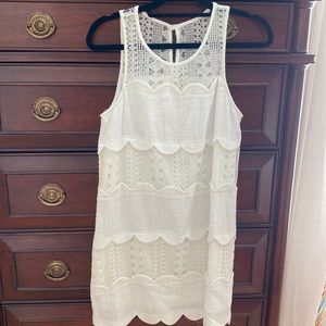NEW W/TAGS white dress. Never worn except for picture.